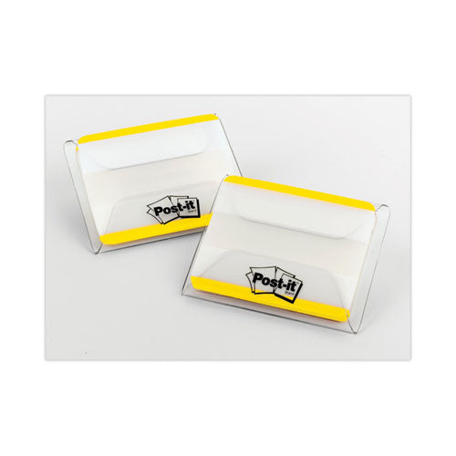 Lined Tabs, 1/5-cut, Yellow, 2" Wide, 50/pack