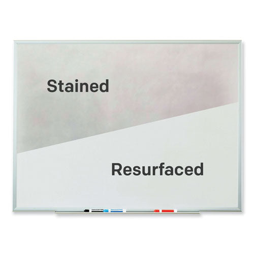 Dry Erase Surface With Adhesive Backing, 96 X 48, White Surface