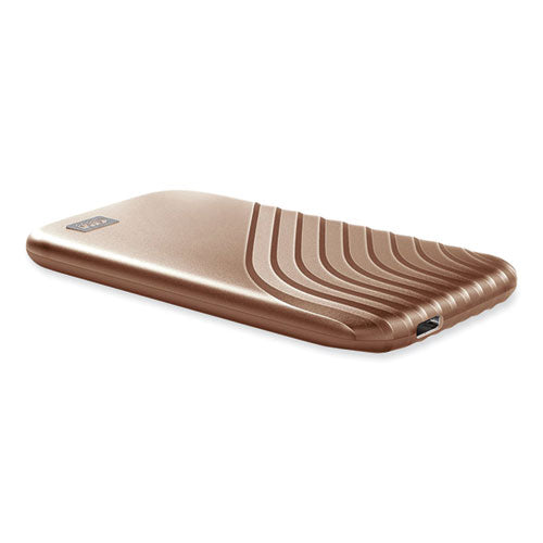 My Passport External Solid State Drive, 1 Tb, Usb 3.2, Gold