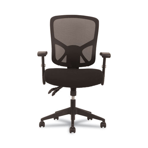 1-twenty-one High-back Task Chair, Supports Up To 250 Lb, 16" To 19" Seat Height, Black