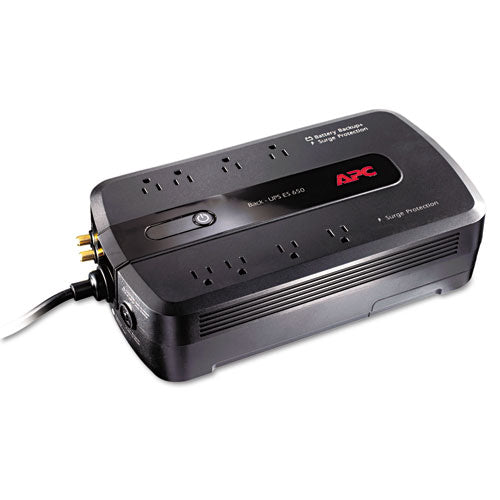 Be650g1 Back-ups Es 650 Battery Backup System, 8 Outlets, 650 Va, 340 J