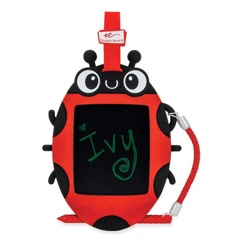 Sketch Pals Digital Doodle Pad, Ivy The Ladybug, 4" Lcd Touchscreen, 5" X 8.25", Black/red/white