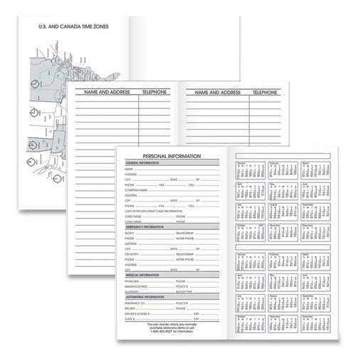 Pocket Size Monthly Planner Refill, 6 X 3.5, White Sheets, 13-month (jan To Jan): 2024 To 2025