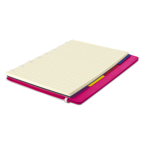 Notebook, 1-subject, Medium/college Rule, Fuchsia Cover, (112) 8.25 X 5.81 Sheets