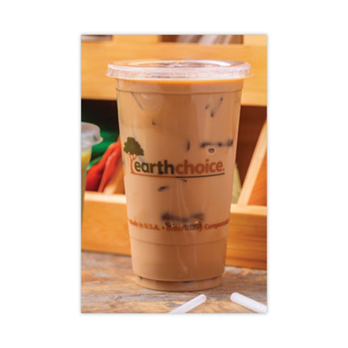 Earthchoice Compostable Cold Cup, 20 Oz, Clear/printed, 600/carton