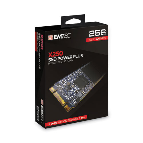 X250 Power Plus Internal Solid State Drive, 256 Gb, Sata Iii