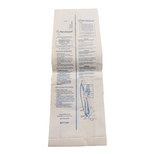 Vacuum Filter Bags Designed To Fit Eureka F And G, 100/carton