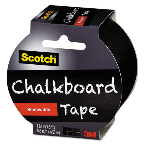 Chalkboard Tape, 3" Core, 1.88" X 5 Yds, Black