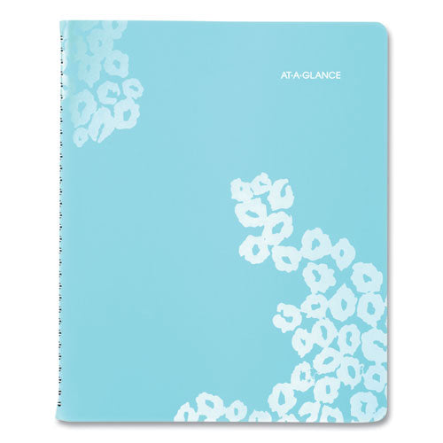 Wild Washes Weekly/monthly Planner, Wild Washes Flora/fauna Artwork, 11 X 8.5, Blue Cover, 13-month (jan To Jan): 2024-2025