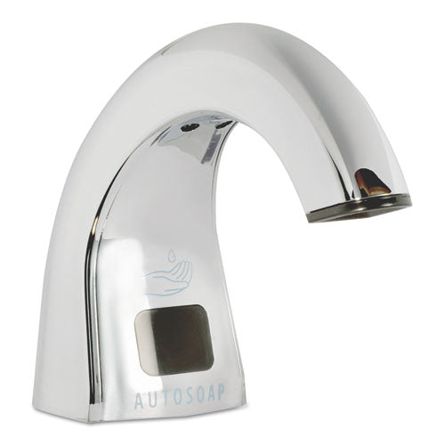 One Shot Soap Dispenser - Touch Free, Liquid, 9.75 X 13.75 X 2.88, Polished Chrome, 4/carton