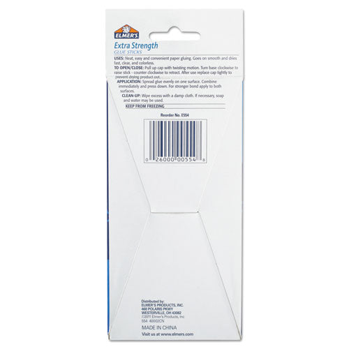 Extra-strength Office Glue Stick, 0.28 Oz, Dries Clear, 24/pack