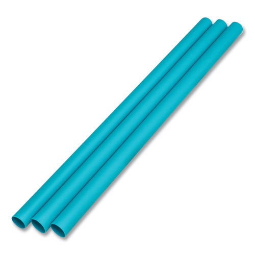 Marine Biodegradable Straws, Boba Straws, 9", Ocean Blue, 720/carton