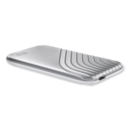 My Passport External Solid State Drive, 2 Tb, Usb 3.2, Silver