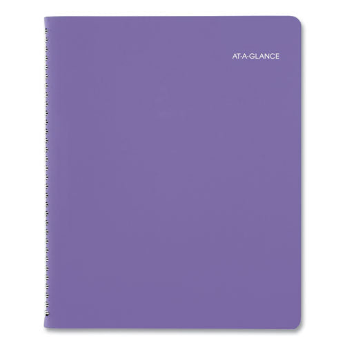 Beautiful Day Weekly/monthly Planner, Vertical-column Format, 11 X 8.5, Purple Cover, 13-month (jan To Jan): 2024 To 2025