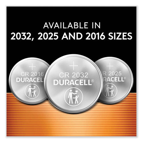 Lithium Coin Batteries With Bitterant, 2032, 2/pack