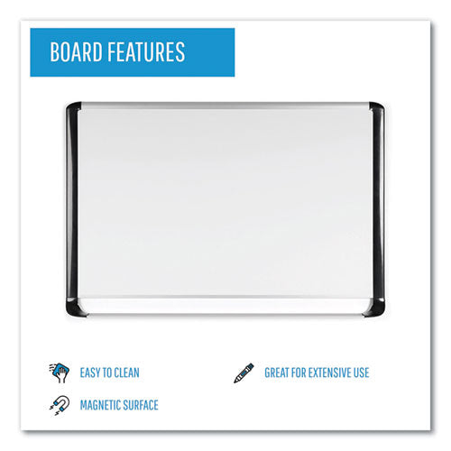 Pure Platinum Magnetic Dry Erase Board, 96 X 48, White Surface, Silver/black Aluminum Frame