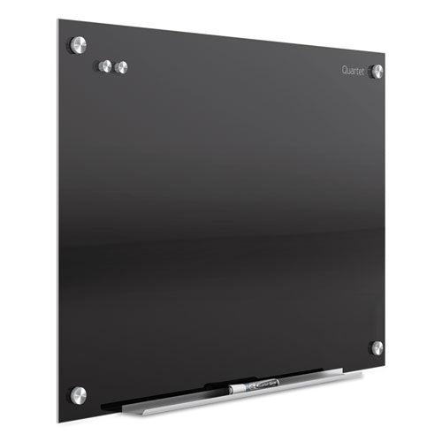 Infinity Glass Marker Board, 72 X 48, Black Surface