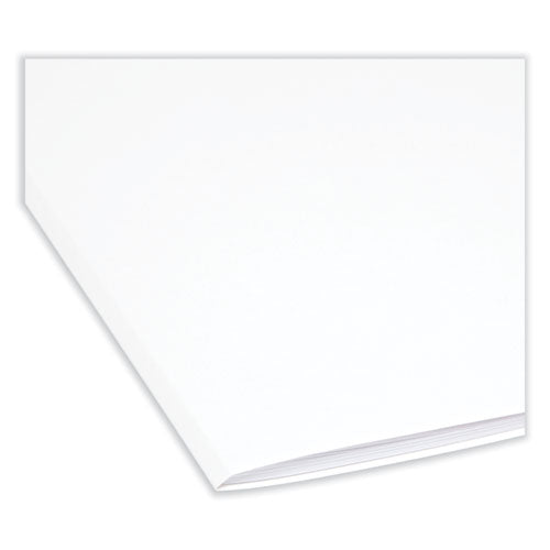 Reinforced Top Tab Colored File Folders, 1/3-cut Tabs: Assorted, Letter Size, 0.75" Expansion, White, 100/box