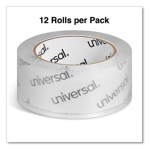 Deluxe General-purpose Acrylic Box Sealing Tape, 3" Core, 1.88" X 109 Yds, Clear, 12/pack