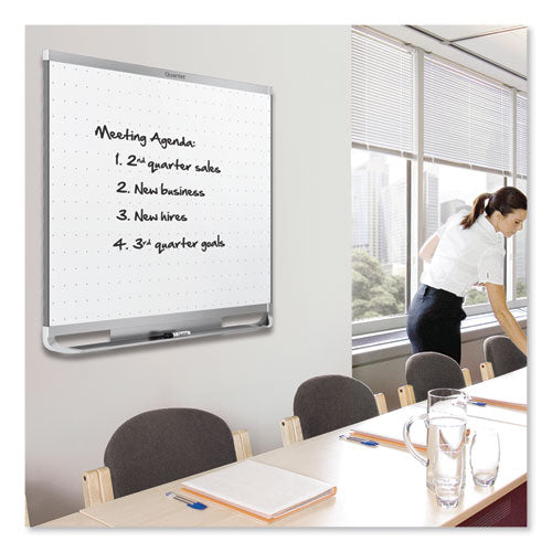 Prestige 2 Magnetic Total Erase Whiteboard, 48 X 36, White Surface, Silver Aluminum/plastic Frame