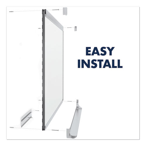 Prestige 2 Magnetic Total Erase Whiteboard, 96 X 48, White Surface, Silver Aluminum/plastic Frame