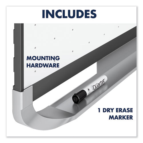 Prestige 2 Magnetic Total Erase Whiteboard, 96 X 48, White Surface, Silver Aluminum/plastic Frame