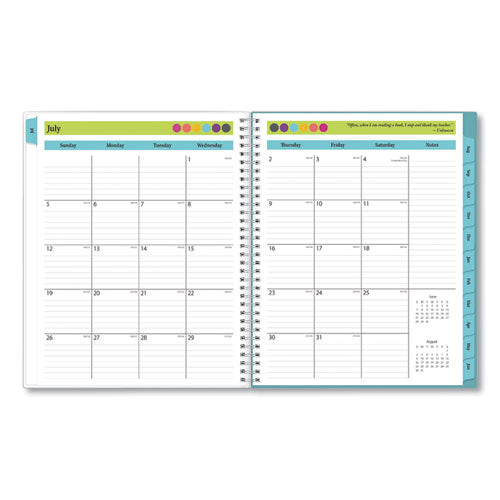 Teacher Dots Academic Year Create-your-own Cover Weekly/monthly Planner, 11 X 8.5, 12-month (july To June): 2023 To 2024