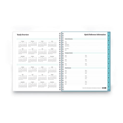 Teacher Dots Academic Year Create-your-own Cover Weekly/monthly Planner, 11 X 8.5, 12-month (july To June): 2023 To 2024