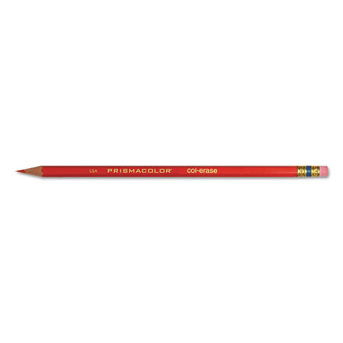 Col-erase Pencil With Eraser, 0.7 Mm, 2b, Assorted Lead And Barrel Colors, Dozen