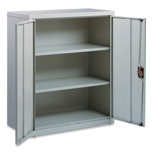 Storage Cabinets, 3 Shelves, 36" X 18" X 42", Light Gray