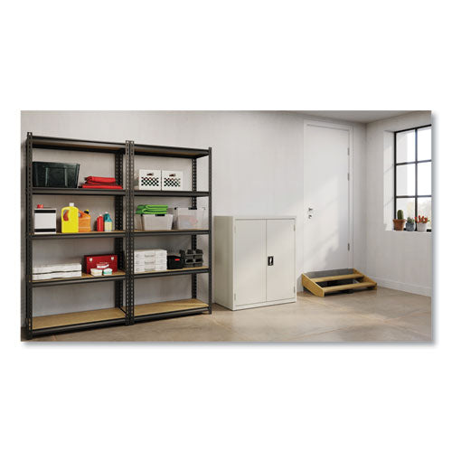 Storage Cabinets, 3 Shelves, 36" X 18" X 42", Light Gray