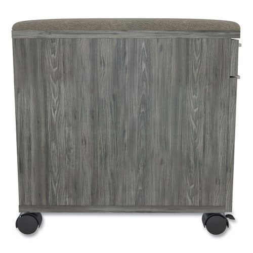 Prestige Mobile Pedestal File, Left Or Right, 2-drawers: Box/file, Legal/letter, Gray, 15.6" X 21" X 20.7"