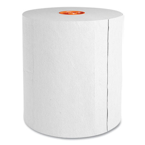 J-series Hardwound Paper Towels, 1-ply, 8" X 800 Ft, White, 6 Rolls/carton
