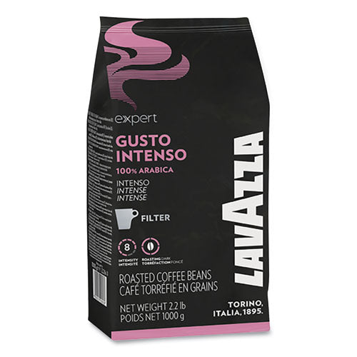 Expert Gusto Intenso Ground Coffee, Intensity 8, 2.2 Lb Bag, 6/carton