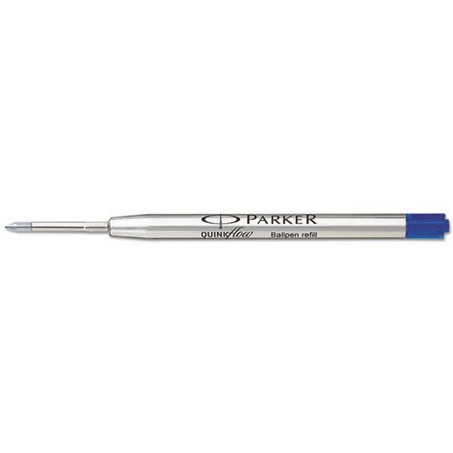 Refill For Parker Ballpoint Pens, Fine Conical Tip, Blue Ink