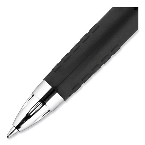 Signo 207 Gel Pen, Retractable, Medium 0.7 Mm, Violet Ink, Smoke/black/violet Barrel, Dozen