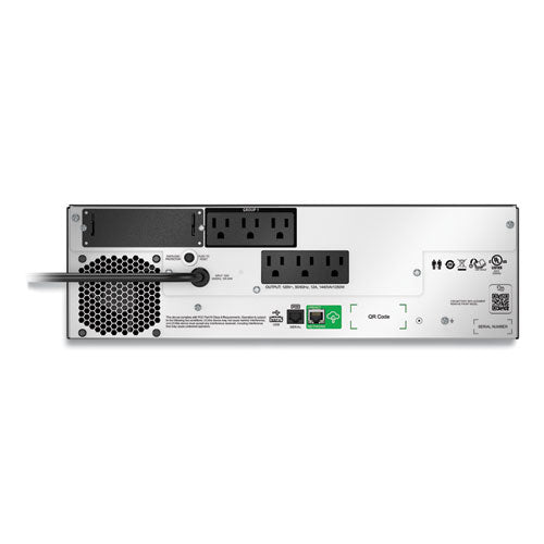 Smtl1500rm3uc Smart-ups Li-ion Rackmount Battery Backup System, 6 Outlets, 1,500 Va, 680 J