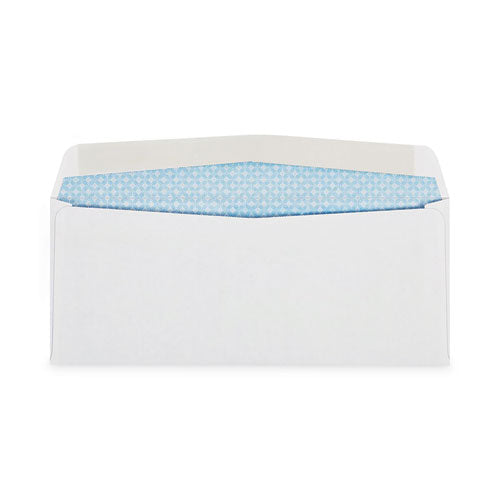 Double Window Security-tinted Check Envelope, #8 5/8, Commercial Flap, Gummed Closure, 3.63 X 8.63, White, 1,000/box