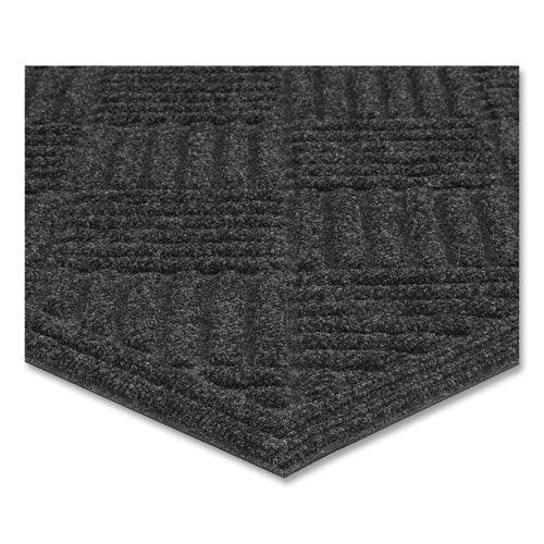 Ecomat Crosshatch Entry Mat, 36 X 60, Charcoal