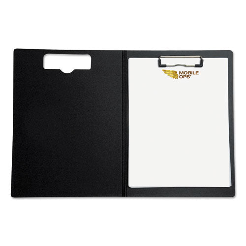 Portfolio Clipboard With Low-profile Clip, Portrait Orientation, 0.5" Clip Capacity, Holds 8.5 X 11 Sheets, Blue