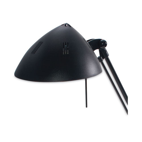 High-output Three-level Halogen Desk Lamp, 6.75w X 9d X 20.25h, Matte Black