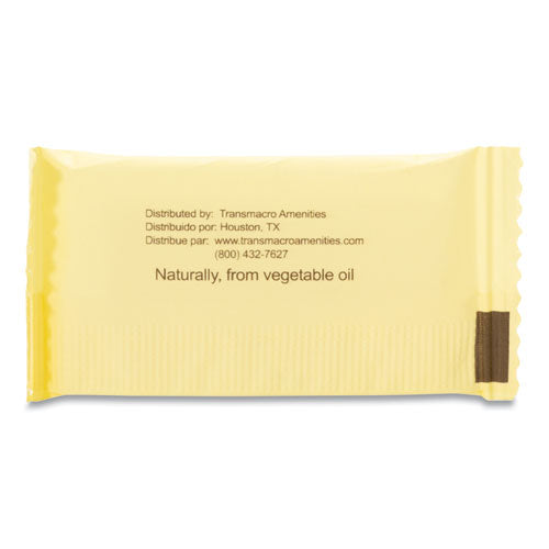 Amenity Bar Soap, Pleasant Scent, # 1/2, Individually Wrapped Bar, 1,000/carton