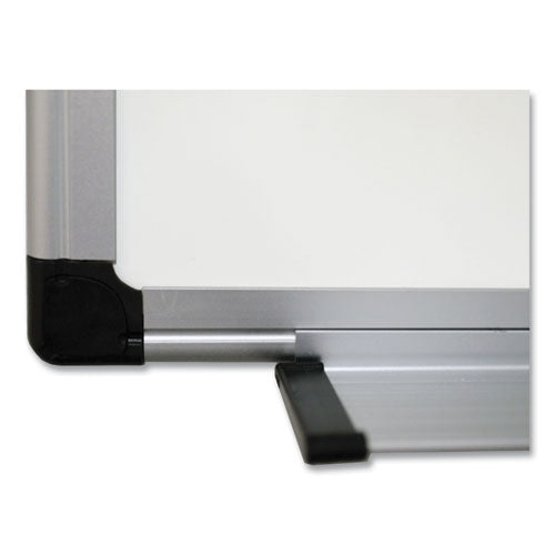 Porcelain Value Dry Erase Board, 36 X 48, White Surface, Silver Aluminum Frame