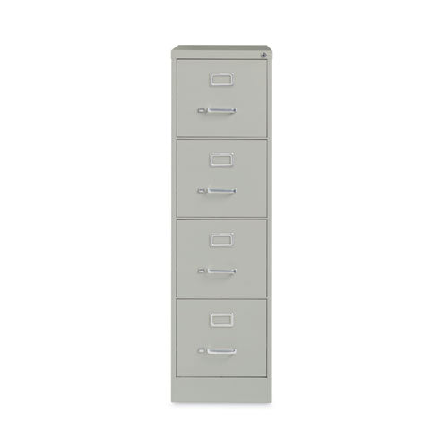 Vertical Letter File Cabinet, 4 Letter-size File Drawers, Light Gray, 15 X 26.5 X 52