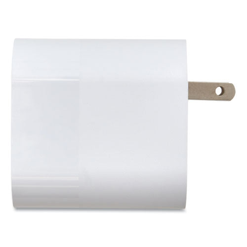 Wall Charger, Two Usb-a Ports, White