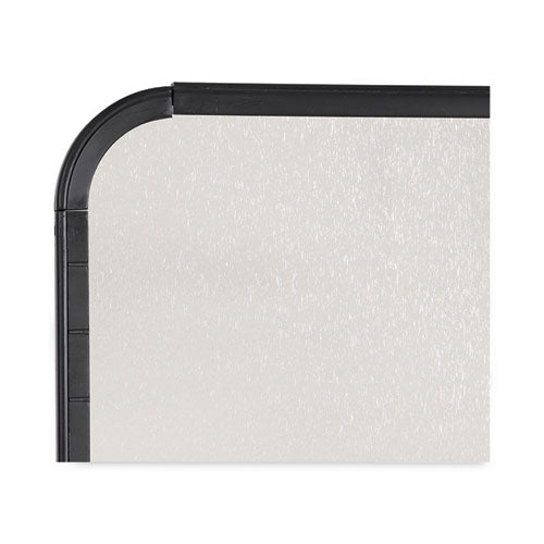 Magnetic Dry Erase Board, 11 X 14, White Surface, Black Plastic Frame