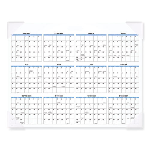 Landscape Panoramic Desk Pad, Landscapes Photography, 22 X 17, White Sheets, Clear Corners, 12-month (jan To Dec): 2024