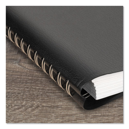 Dayminder Four-person Group Daily Appointment Book, 11 X 8, Black Cover, 12-month (jan To Dec): 2024