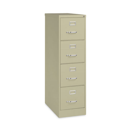 Vertical Letter File Cabinet, 4 Letter-size File Drawers, Putty, 15 X 26.5 X 52