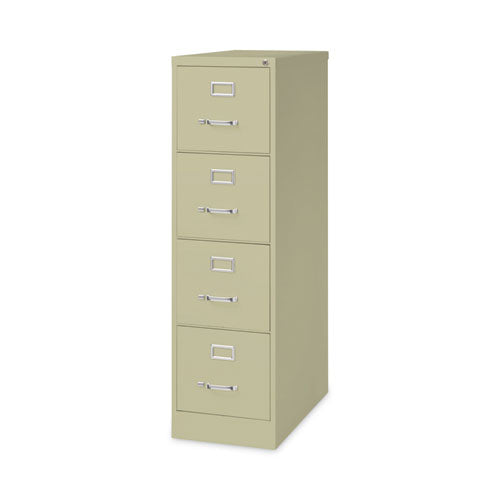 Vertical Letter File Cabinet, 4 Letter-size File Drawers, Putty, 15 X 26.5 X 52